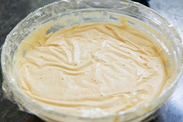 Covering Peanut Butter Semifreddo Directly With Plastic Wrap Before Freezing