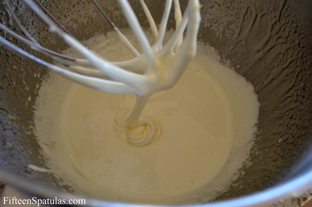 Buttercream with Whisk Attachment with Mixture Dripping Down