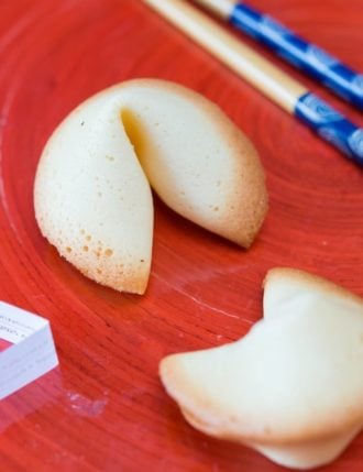 Homemade Fortune Cookies