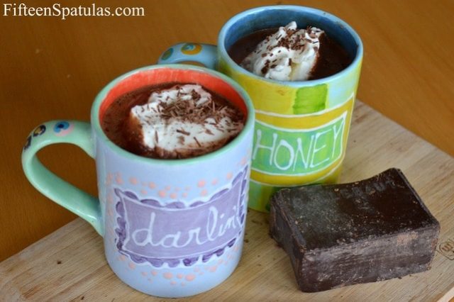 Hot Chocolate with Freshly Whipped Cream - Served in Personalized Mugs