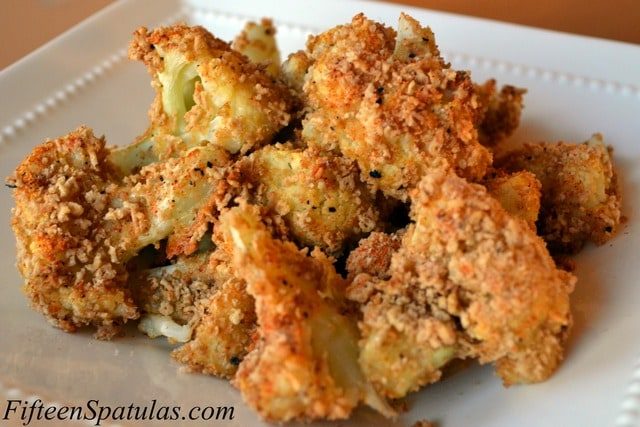 Breaded Cauliflower - Baked with Crunchy Cereal Coating