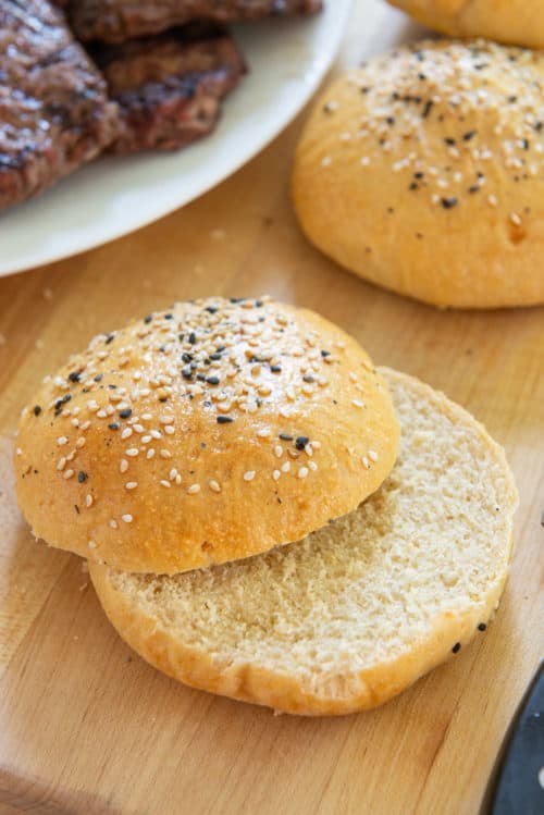 The BEST Whole Wheat Hamburger Buns - Fifteen Spatulas