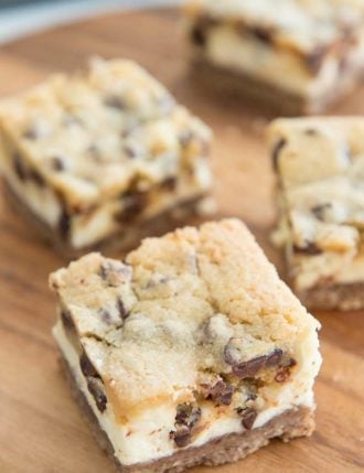 Cookie Dough Cheesecake Bars