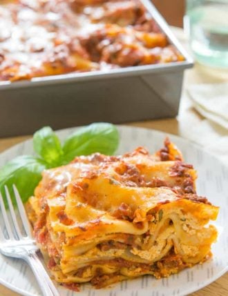 Easy Homemade Lasagna