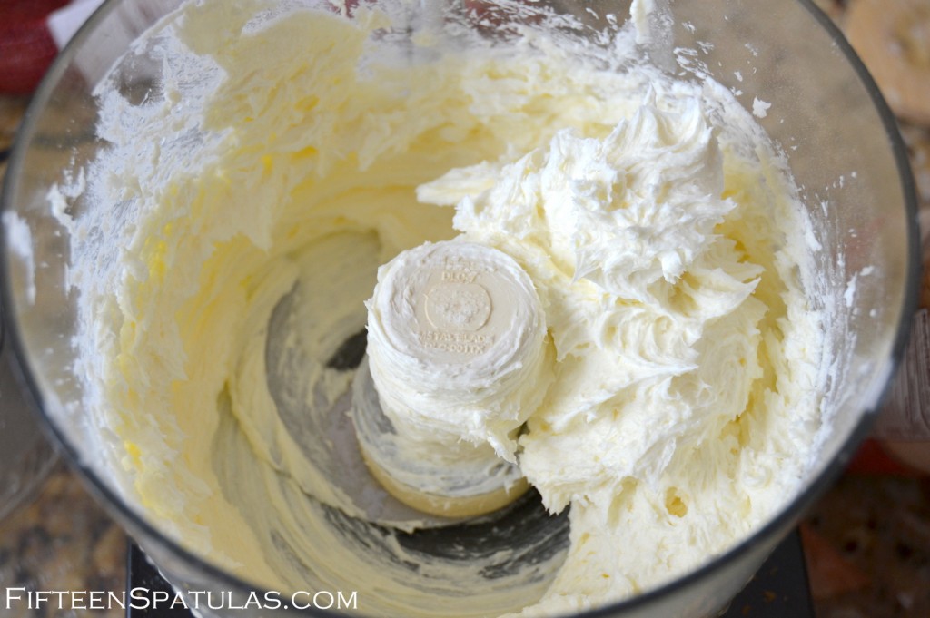 Cheesecake Batter in Food Processor Bowl