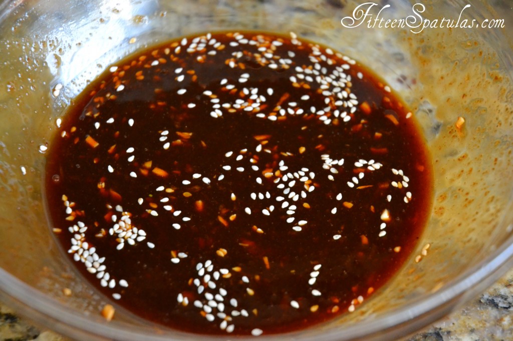 Asian Chicken Marinade for Legs in Glass Bowl