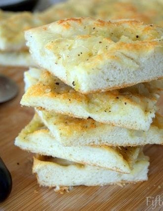 Caramelized Onion and Gruyere Focaccia