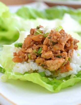 Asian Pork Lettuce Wraps