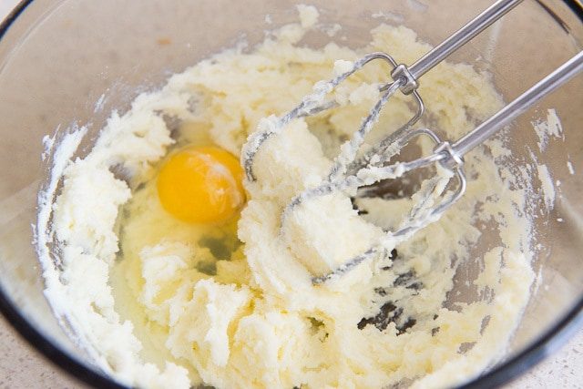 Butter and Sugar Creamed Together with Egg