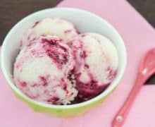 Raspberry Frozen Yogurt - How to Make Frozen Yogurt - Fifteen Spatulas
