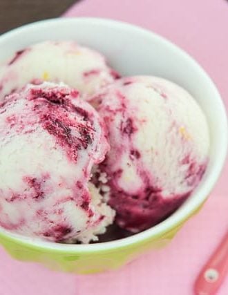 Raspberry Frozen Yogurt