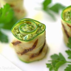 Zucchini Pesto Roll Ups