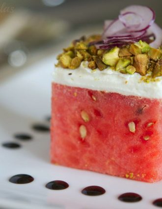 Stacked Watermelon Salad