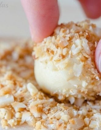Irish Cream White Chocolate Truffles