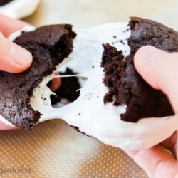 Chocolate Whoopie Pie with Marshmallow Filling
