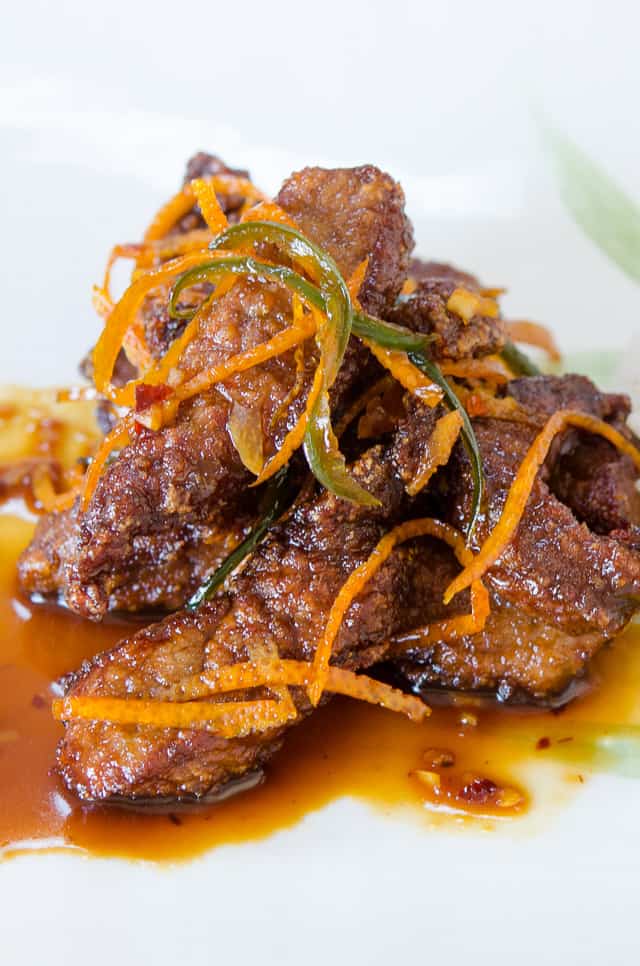 Orange Beef Crispy Orange Beef Recipe Fifteen Spatulas