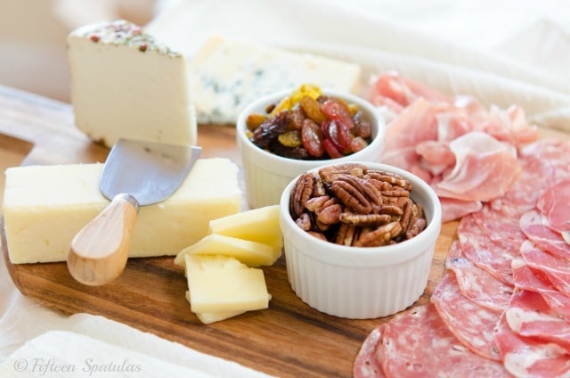 Best Cheese Combinations on One Board with Cheeses, Nuts, and Meats