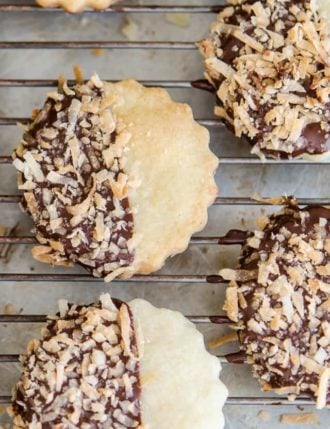 Coconut Shortbread Cookies