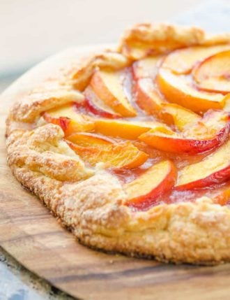 Peach Crostata