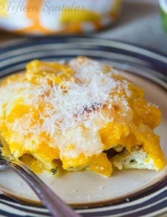 Cheesy Stuffed Shells with Butternut Squash Sauce