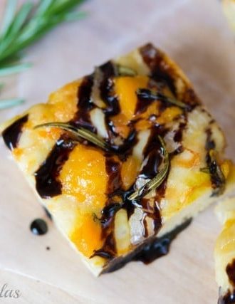 Butternut Squash and Caramelized Onion Focaccia