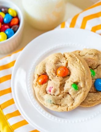 Peanut Butter M&M Cookies