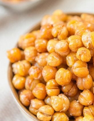 Crispy Oven Roasted Chickpeas