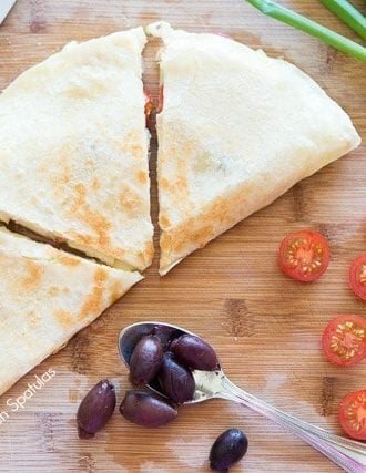 Greek-Style Quesadillas