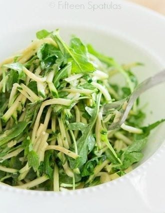 Super Fresh Zucchini & Arugula Salad