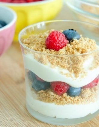 No-Bake Cheesecake Parfaits