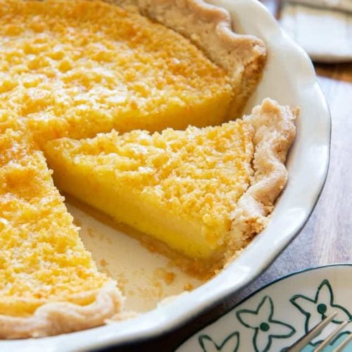 Lemon Buttermilk Pie (Easy, Made in One Bowl) Fifteen Spatulas