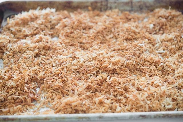 Toasted Coconut on Sheet Pan