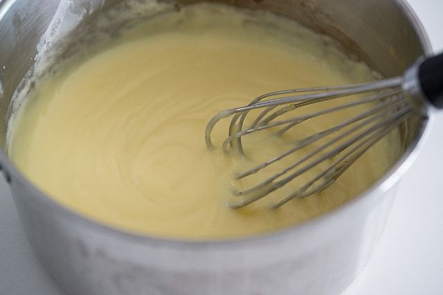 Eclair Cream Filling in Saucepan