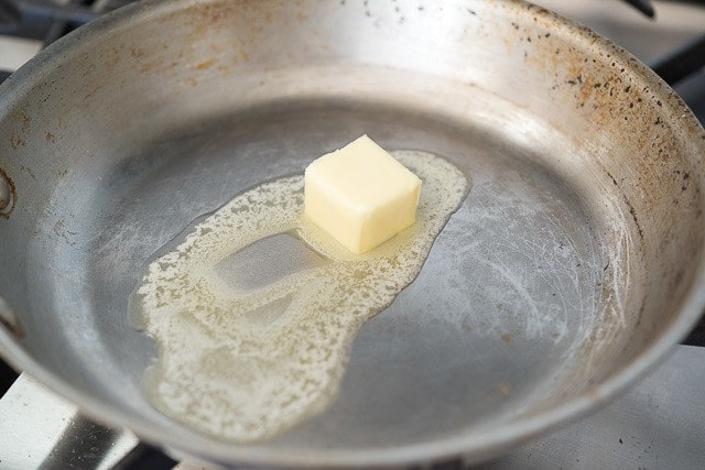Melting Butter in a Skillet