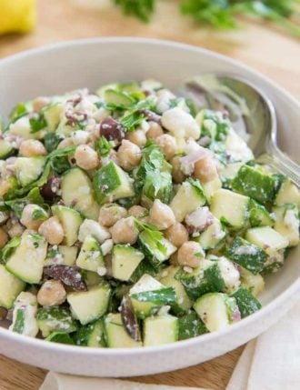 Greek Zucchini Salad