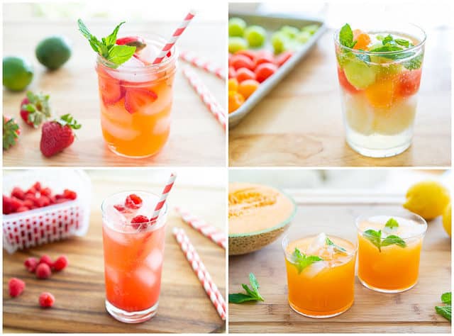 Refreshing Summer Non Alcoholic Drinks Made with Fresh Fruits