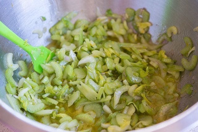 marinated Celery Slices in Dressing