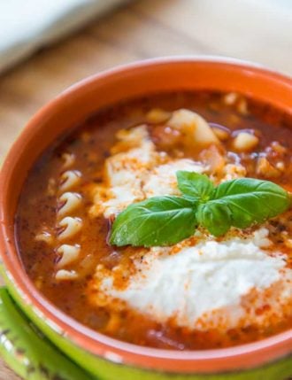 Lasagna Soup