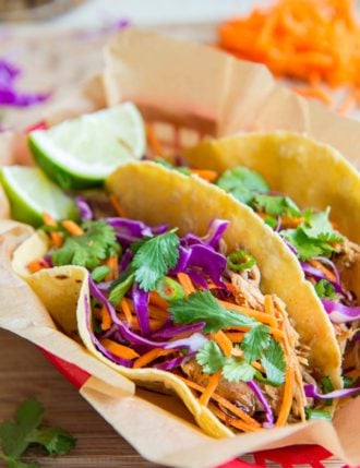 Slow Cooker Asian Pork Tacos