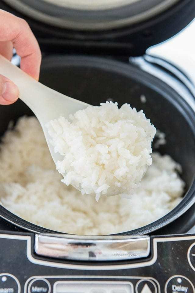 How to Make Sushi Rice in a Rice Cooker - Fifteen Spatulas