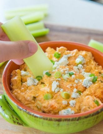 Crockpot Buffalo Chicken Dip