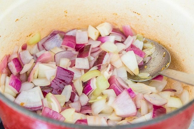 Red Onions for Ratatouille Recipe