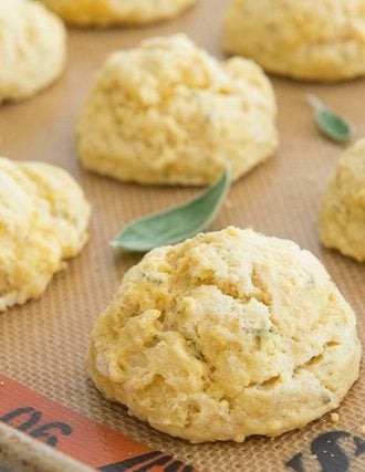 Pumpkin Sage Drop Biscuits