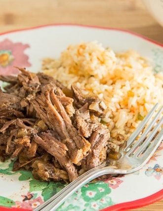 Slow Cooker Shredded Mexican Beef