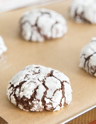 Chocolate Crinkle Cookies