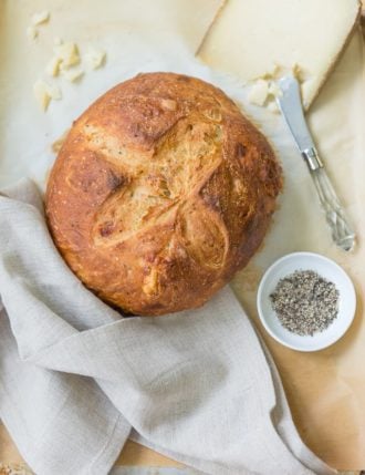 Asiago Black Pepper Bread