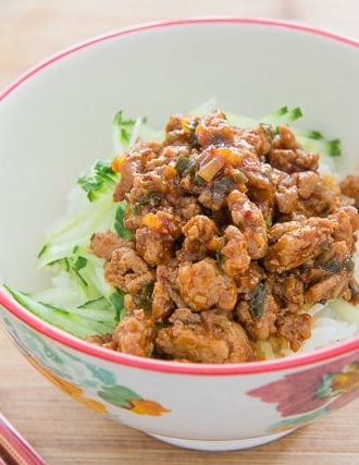 Korean Chicken Rice Bowls