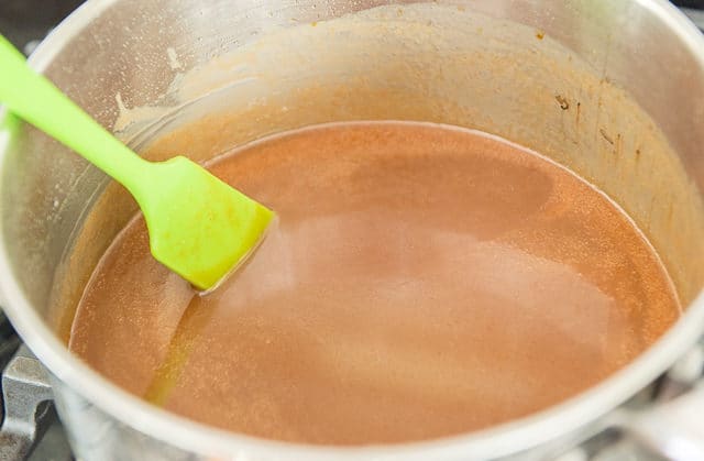 Caramel Sauce Recipe In saucepan Fully Cooked
