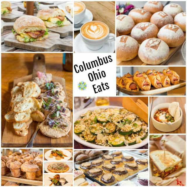 Photo Collage of Food from Columbus Ohio