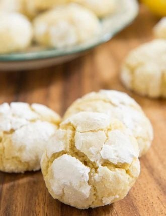 Lemon Crinkle Cookies